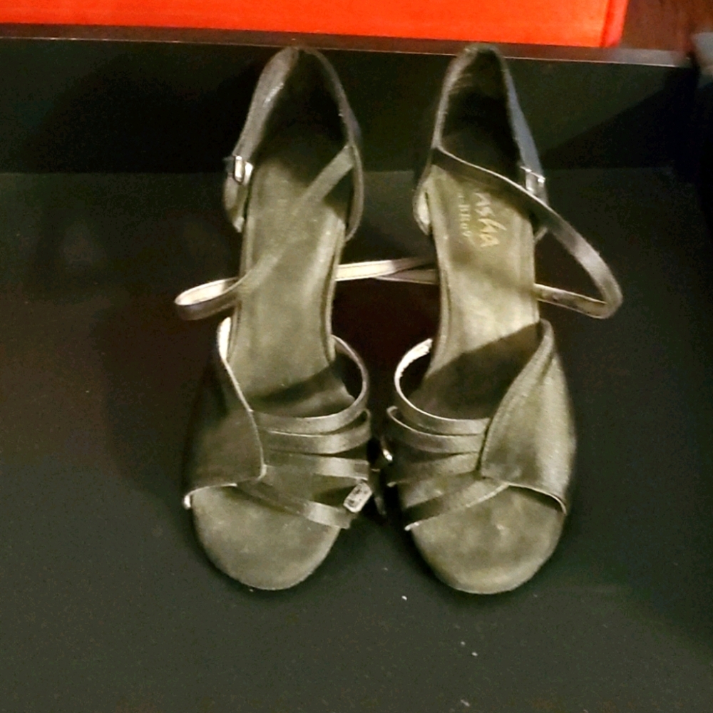 Sansha Black Ballroom Latin Shoes
